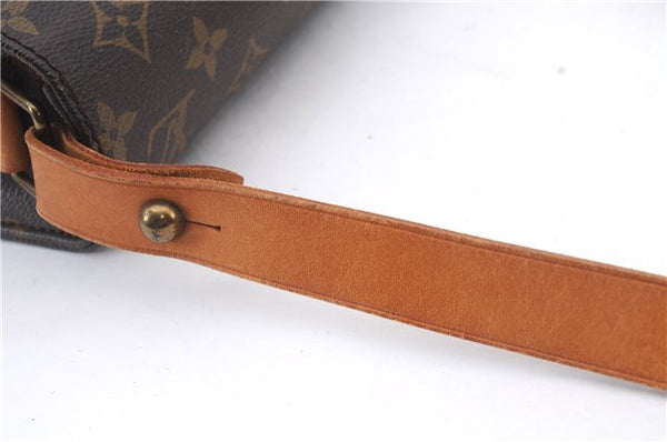 Auth LOUIS VUITTON Monogram Cartouchiere MM Shoulder Cross Bag M51253 LV 6172C