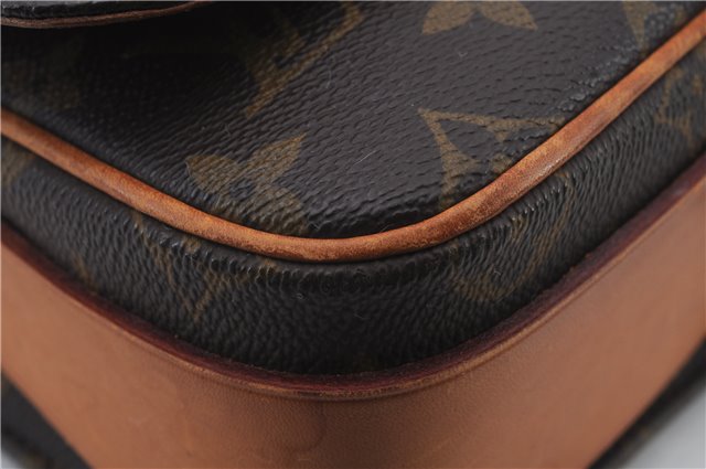 Auth LOUIS VUITTON Monogram Cartouchiere MM Shoulder Cross Bag M51253 LV 6172C
