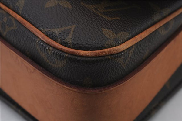 Auth LOUIS VUITTON Monogram Cartouchiere MM Shoulder Cross Bag M51253 LV 6172C