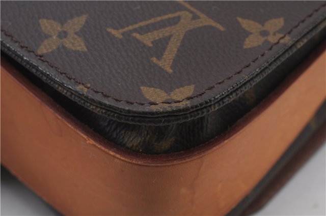 Auth LOUIS VUITTON Monogram Cartouchiere MM Shoulder Cross Bag M51253 LV 6172C