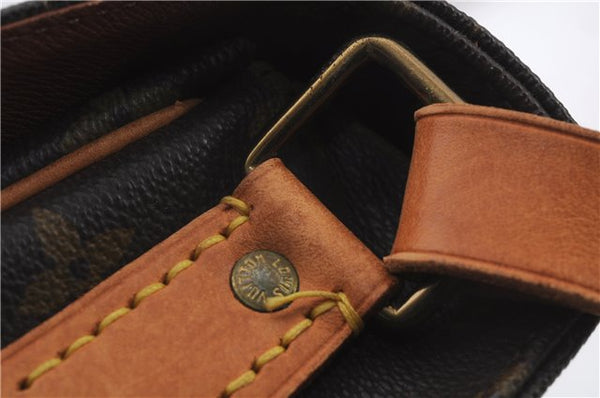 Auth LOUIS VUITTON Monogram Cartouchiere MM Shoulder Cross Bag M51253 LV 6172C