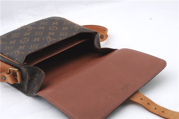 Auth LOUIS VUITTON Monogram Cartouchiere MM Shoulder Cross Bag M51253 LV 6172C
