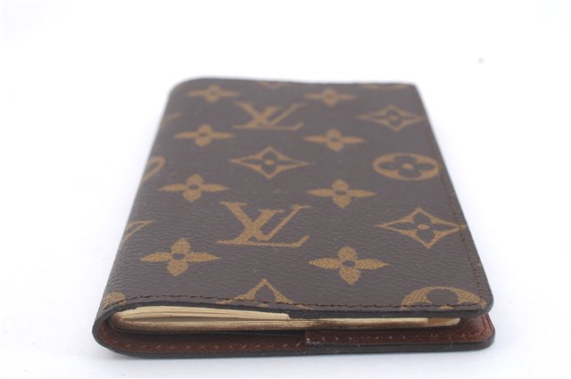 Authentic Louis Vuitton Monogram Pocket Diary Note Cover M56340 LV 6173D