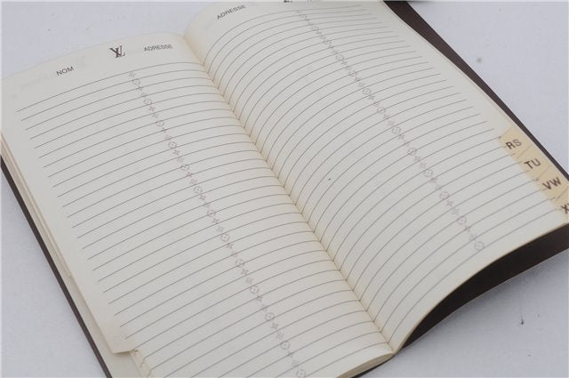 Authentic Louis Vuitton Monogram Pocket Diary Note Cover M56340 LV 6173D