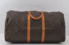 Authentic Louis Vuitton Monogram Keepall 55 Travel Boston Bag M41424 LV 6173I