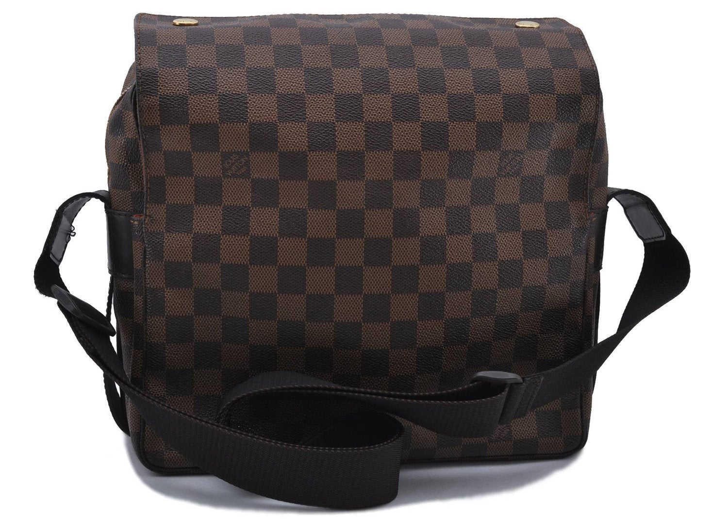 Authentic LOUIS VUITTON Damier Naviglio Shoulder Cross Bag N45255 LV 6174C
