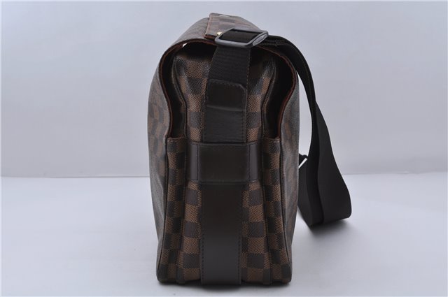 Authentic LOUIS VUITTON Damier Naviglio Shoulder Cross Bag N45255 LV 6174C