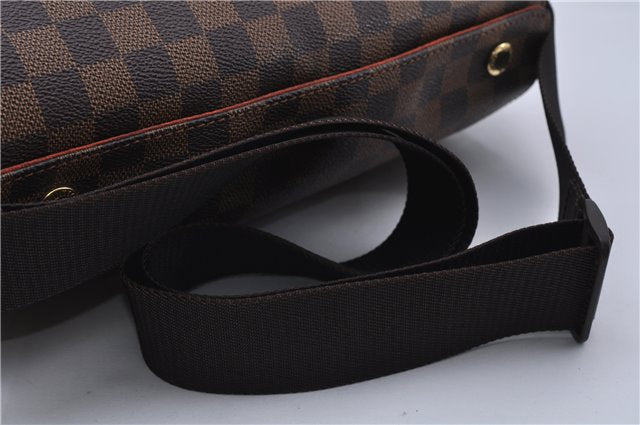 Authentic LOUIS VUITTON Damier Naviglio Shoulder Cross Bag N45255 LV 6174C