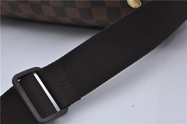 Authentic LOUIS VUITTON Damier Naviglio Shoulder Cross Bag N45255 LV 6174C