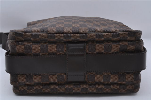 Authentic LOUIS VUITTON Damier Naviglio Shoulder Cross Bag N45255 LV 6174C