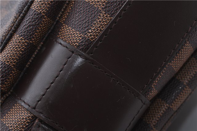 Authentic LOUIS VUITTON Damier Naviglio Shoulder Cross Bag N45255 LV 6174C