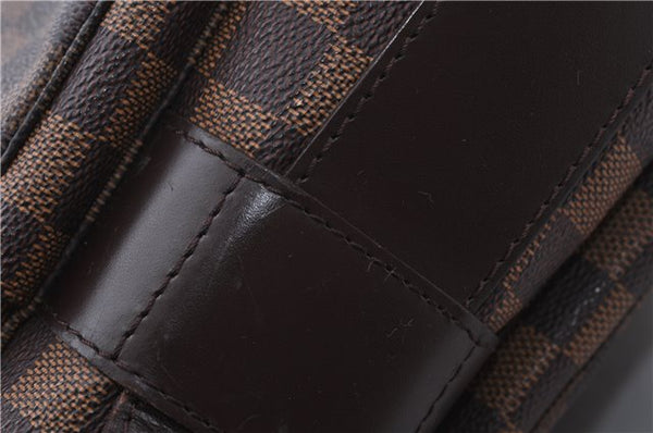 Authentic LOUIS VUITTON Damier Naviglio Shoulder Cross Bag N45255 LV 6174C