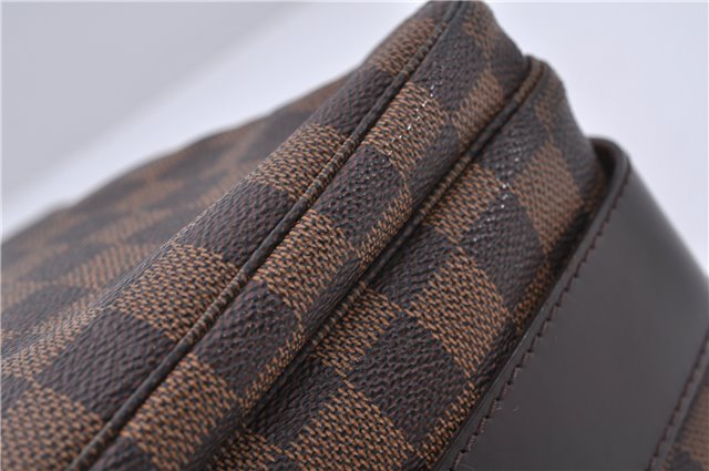 Authentic LOUIS VUITTON Damier Naviglio Shoulder Cross Bag N45255 LV 6174C