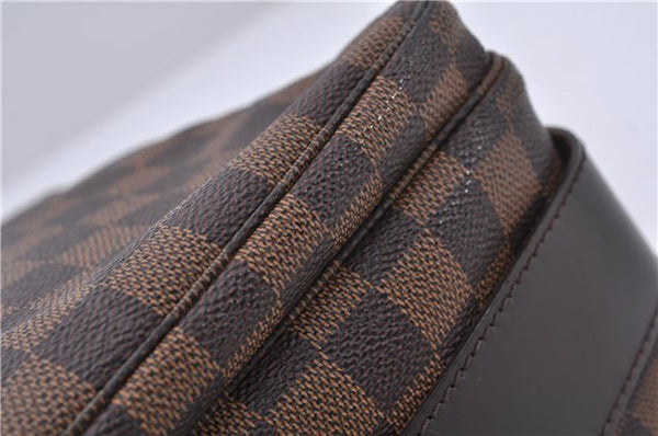 Authentic LOUIS VUITTON Damier Naviglio Shoulder Cross Bag N45255 LV 6174C