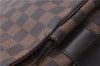 Authentic LOUIS VUITTON Damier Naviglio Shoulder Cross Bag N45255 LV 6174C