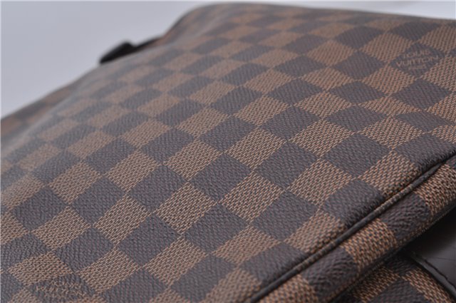 Authentic LOUIS VUITTON Damier Naviglio Shoulder Cross Bag N45255 LV 6174C