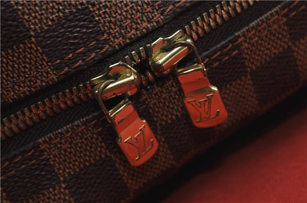 Authentic LOUIS VUITTON Damier Naviglio Shoulder Cross Bag N45255 LV 6174C