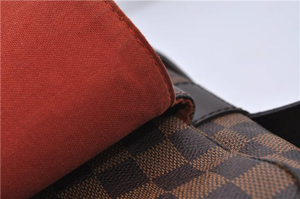 Authentic LOUIS VUITTON Damier Naviglio Shoulder Cross Bag N45255 LV 6174C