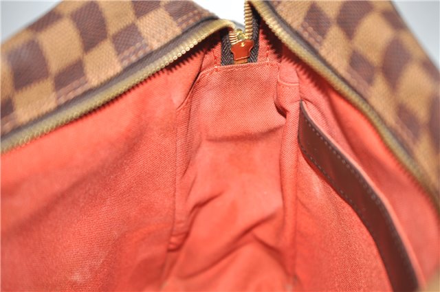 Authentic LOUIS VUITTON Damier Naviglio Shoulder Cross Bag N45255 LV 6174C