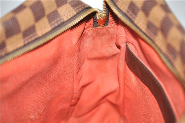 Authentic LOUIS VUITTON Damier Naviglio Shoulder Cross Bag N45255 LV 6174C