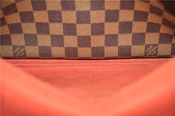 Authentic LOUIS VUITTON Damier Naviglio Shoulder Cross Bag N45255 LV 6174C