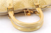 Authentic Louis Vuitton Vernis Alma GM Hand Bag Yellow M91450 LV 6176E