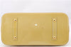 Authentic Louis Vuitton Vernis Alma GM Hand Bag Yellow M91450 LV 6176E