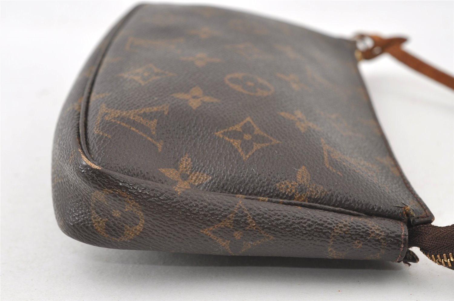 Authentic Louis Vuitton Monogram Pochette Accessoires Pouch M51980 Junk 6176I