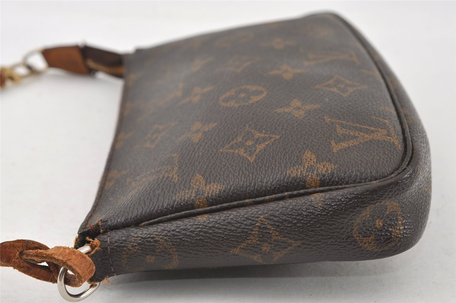 Authentic Louis Vuitton Monogram Pochette Accessoires Pouch M51980 Junk 6176I