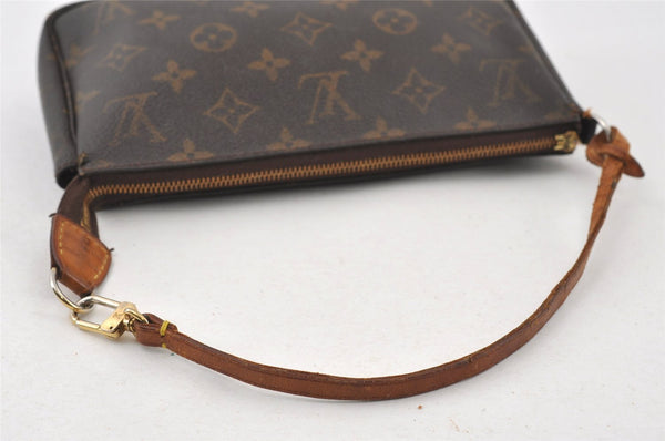 Authentic Louis Vuitton Monogram Pochette Accessoires Pouch M51980 Junk 6176I