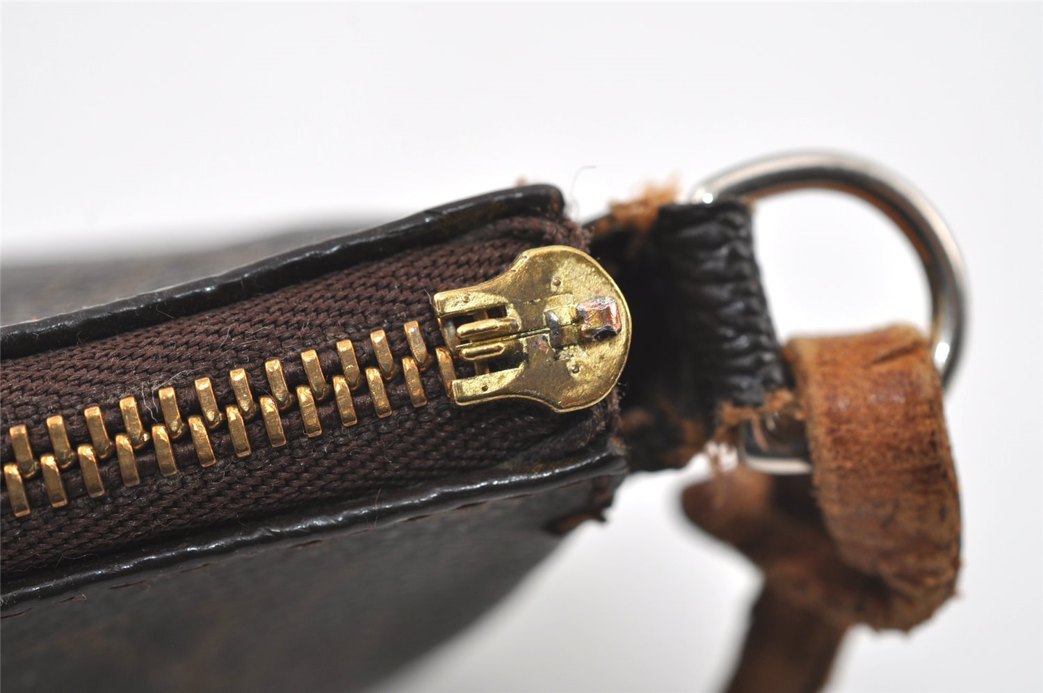 Authentic Louis Vuitton Monogram Pochette Accessoires Pouch M51980 Junk 6176I