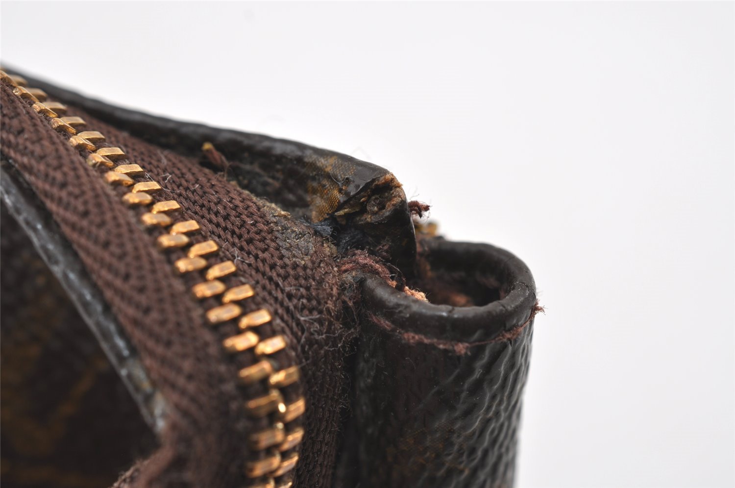 Authentic Louis Vuitton Monogram Pochette Accessoires Pouch M51980 Junk 6176I