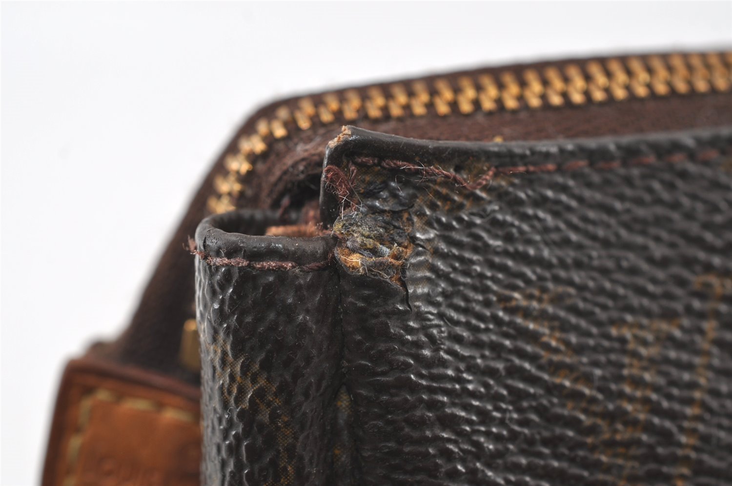 Authentic Louis Vuitton Monogram Pochette Accessoires Pouch M51980 Junk 6176I