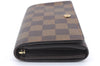 Auth Louis Vuitton Damier Porte Monnaie Billets Tresor Wallet N61730 LV 6177D