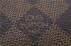 Auth Louis Vuitton Damier Porte Monnaie Billets Tresor Wallet N61730 LV 6177D