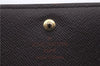 Auth Louis Vuitton Damier Porte Monnaie Billets Tresor Wallet N61730 LV 6177D