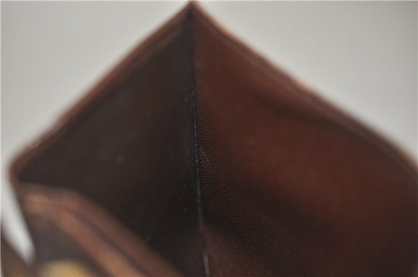 Auth Louis Vuitton Damier Porte Monnaie Billets Tresor Wallet N61730 LV 6177D