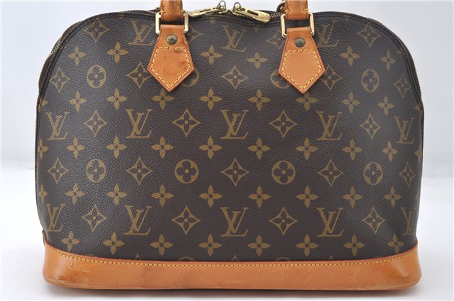 Authentic Louis Vuitton Monogram Alma Hand Bag Purse M51130 LV 6177E