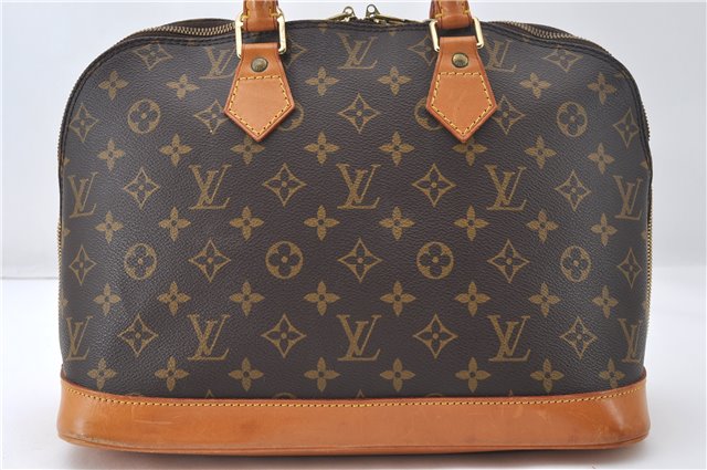Authentic Louis Vuitton Monogram Alma Hand Bag Purse M51130 LV 6177E