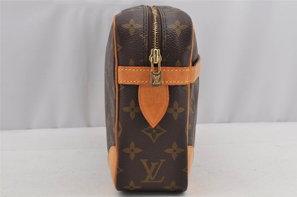Authentic Louis Vuitton Monogram Compiegne 28 Clutch Hand Bag M51845 LV 6177I