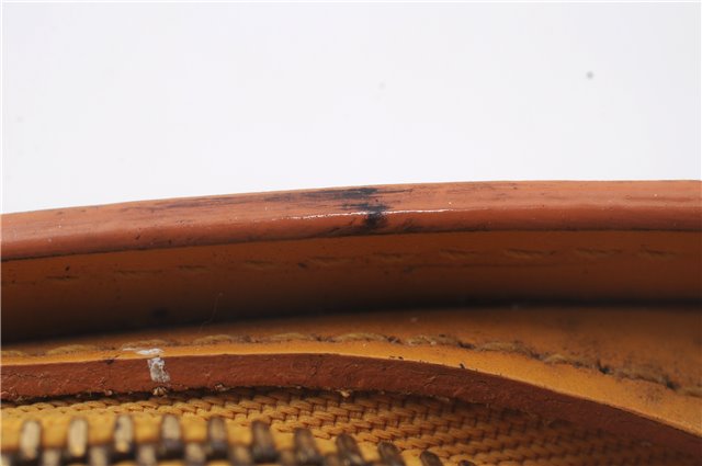 Authentic LOUIS VUITTON Epi Dauphine Cosmetic Pouch Yellow M48449 LV 6179C