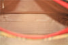 Auth BURBERRY Nova Check Canvas Leather Shoulder Cross Body Bag Beige Red 6179D