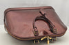 Authentic Louis Vuitton Vernis Alma GM Hand Bag Wine Red M91687 LV 6180I