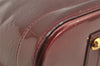 Authentic Louis Vuitton Vernis Alma GM Hand Bag Wine Red M91687 LV 6180I