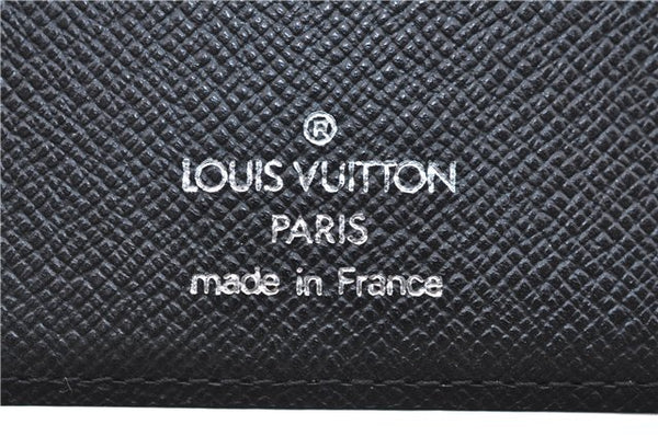 Auth Louis Vuitton Damier Graphite Agenda MM Day Planner Cover R20242 LV 6181A