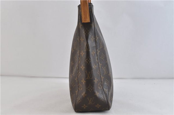 Authentic LOUIS VUITTON Monogram Looping GM Shoulder Bag M51145 LV 6181C