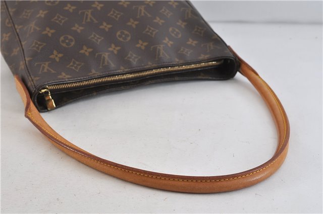 Authentic LOUIS VUITTON Monogram Looping GM Shoulder Bag M51145 LV 6181C