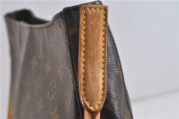 Authentic LOUIS VUITTON Monogram Looping GM Shoulder Bag M51145 LV 6181C