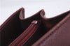 Authentic BURBERRY Nova Check Canvas Leather Hand Bag Purse Beige Red 6181D