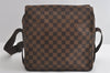 Authentic Louis Vuitton Damier Naviglio Shoulder Cross Body Bag N45255 LV 6181I